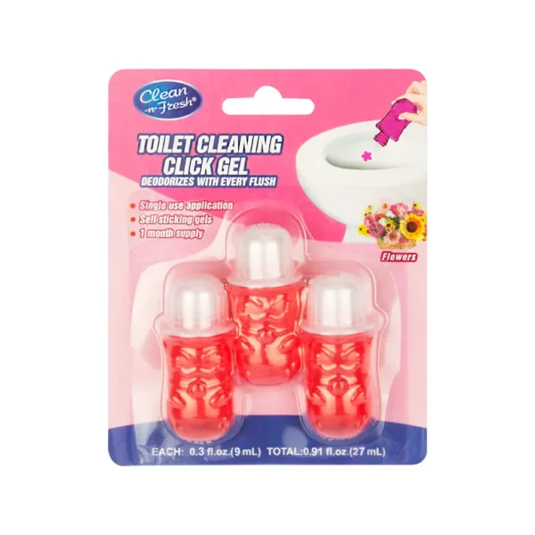 Toilet Cleaning Click Gel Flowers (3 Pack)