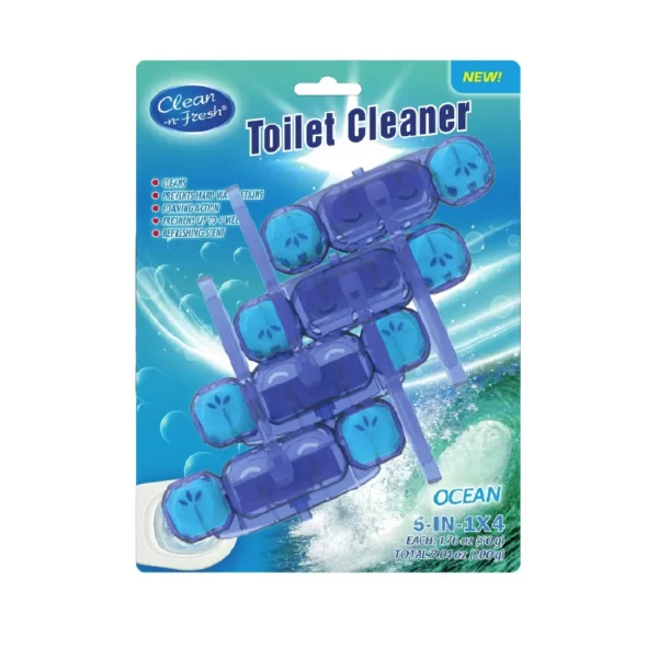 Blue Active Toilet Bowl Cleaner (4 Pack)