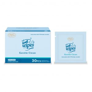 sanitizing alcohol wipes