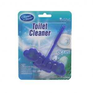 Blue active toilet rim block