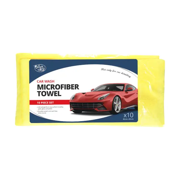10 count car drying towels