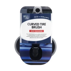 car curved tire brush