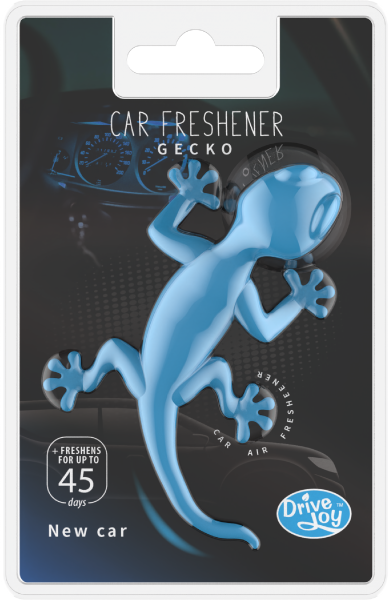 pvc gecko car air freshener