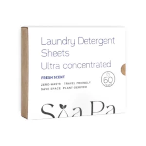 Laundry Detergent Sheets 60 loads/ 30 sheets, paper box