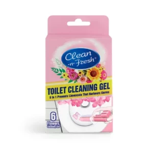 Toilet cleaning gel stamp