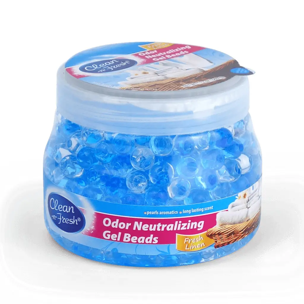Odor neutralizing gel beads