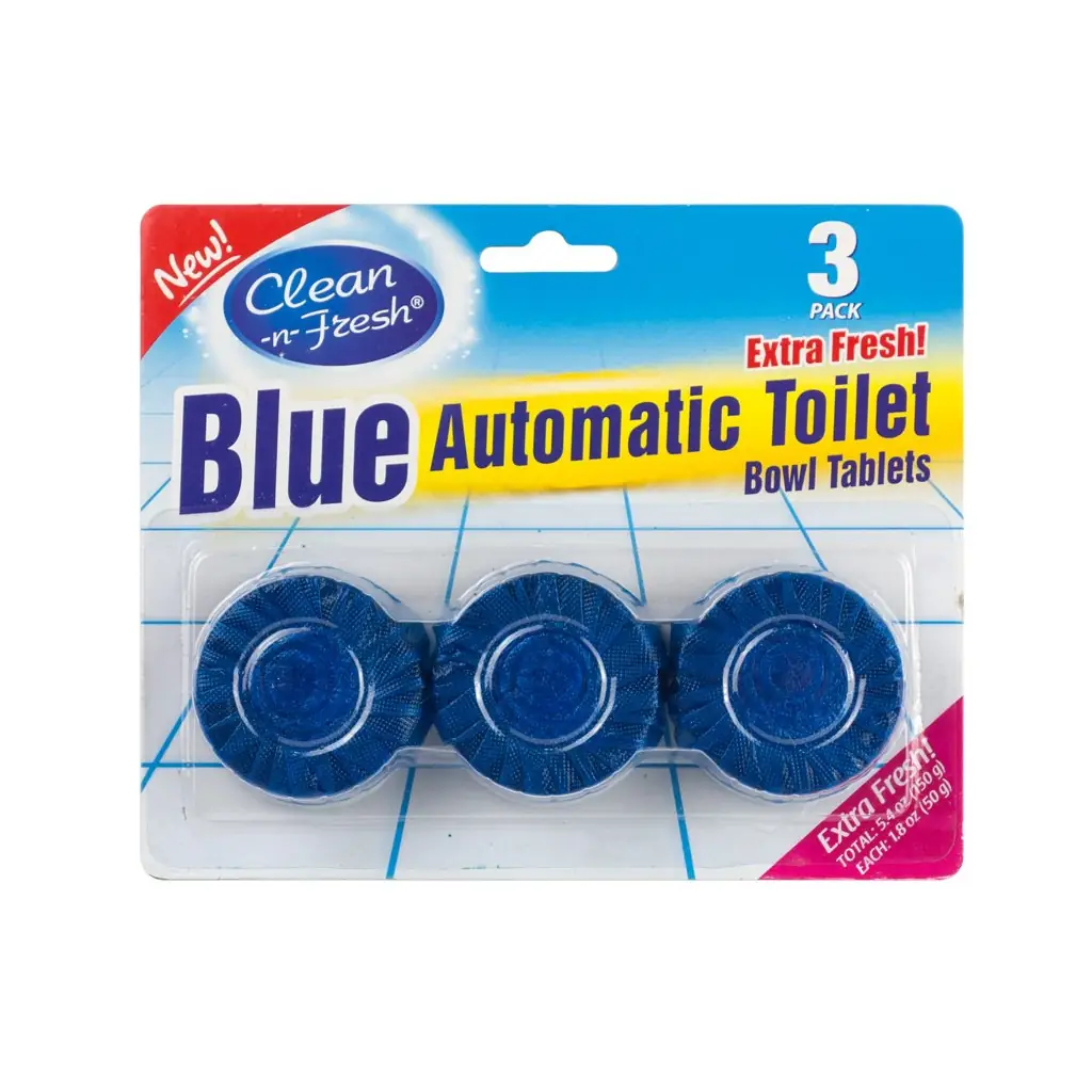 Private Label Toilet Cleaner Manufacturer 11 Blue Toilet Tablets (3 Pack)