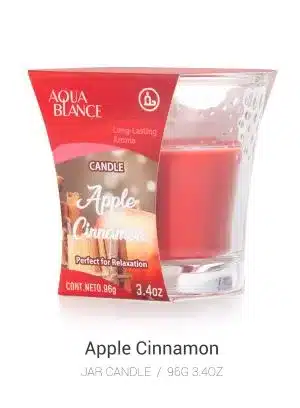 Jar Scented Candle Apple Cinnamon