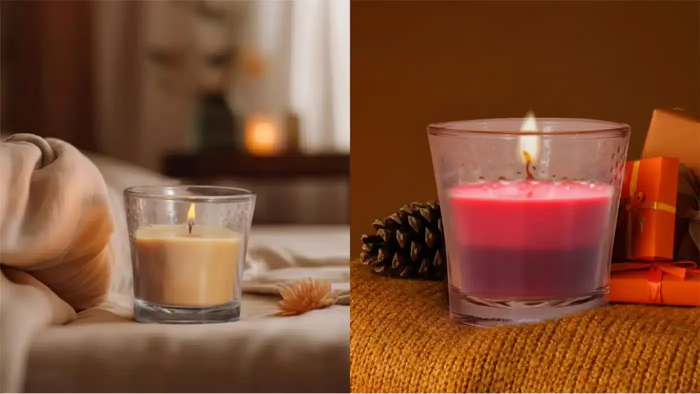 Jar Scented Candle Product Usage