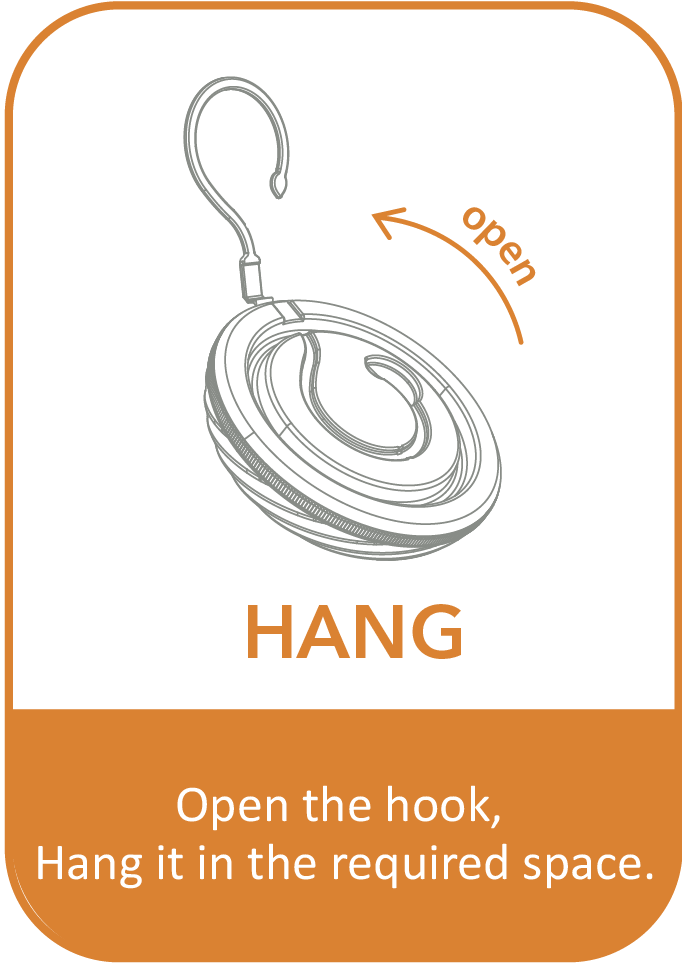 Stick Hang Adjustable Air Freshener 12