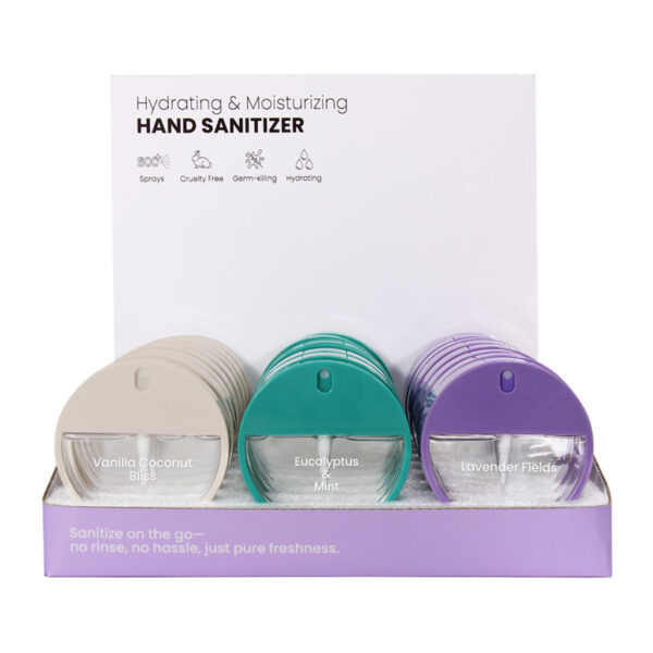 Circle Shaped Hand Sanitizer Spray 24pack