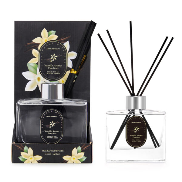 Cardboard Holder Reed Diffuser Vanilla Aroma Emotions 100ml