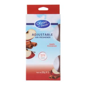 Flying Saucer Hanging Gel Air Freshener Apple Cinnamon 2pack