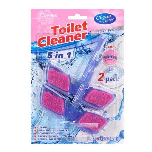 Automatic Toilet Bowl Cleaner Power Flowers 2pack