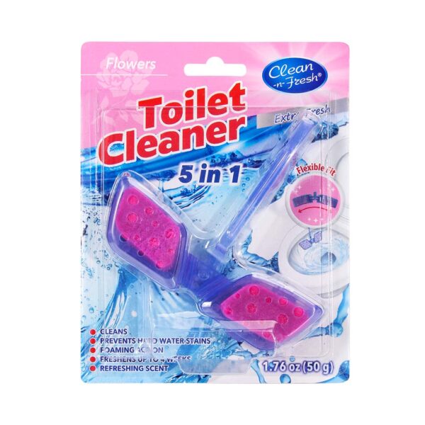 Toilet Bowl Cleaner – 50g | Automatic Power 5-in-1 Hanging Block - Image 2