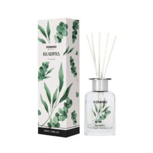 Flat Clear Bottle Reed Diffuser 100ml
