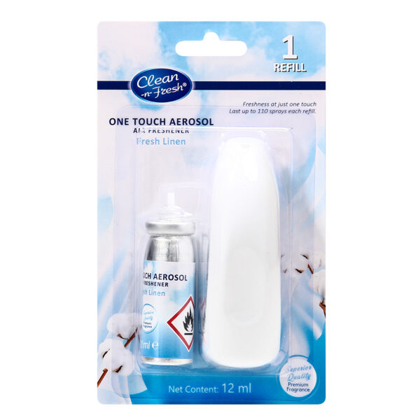One Touch Aerosol Air Freshener Fresh Linen
