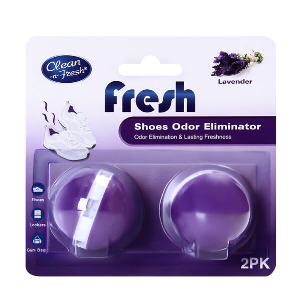Shoe Deodorizer Balls Lavender 2pack