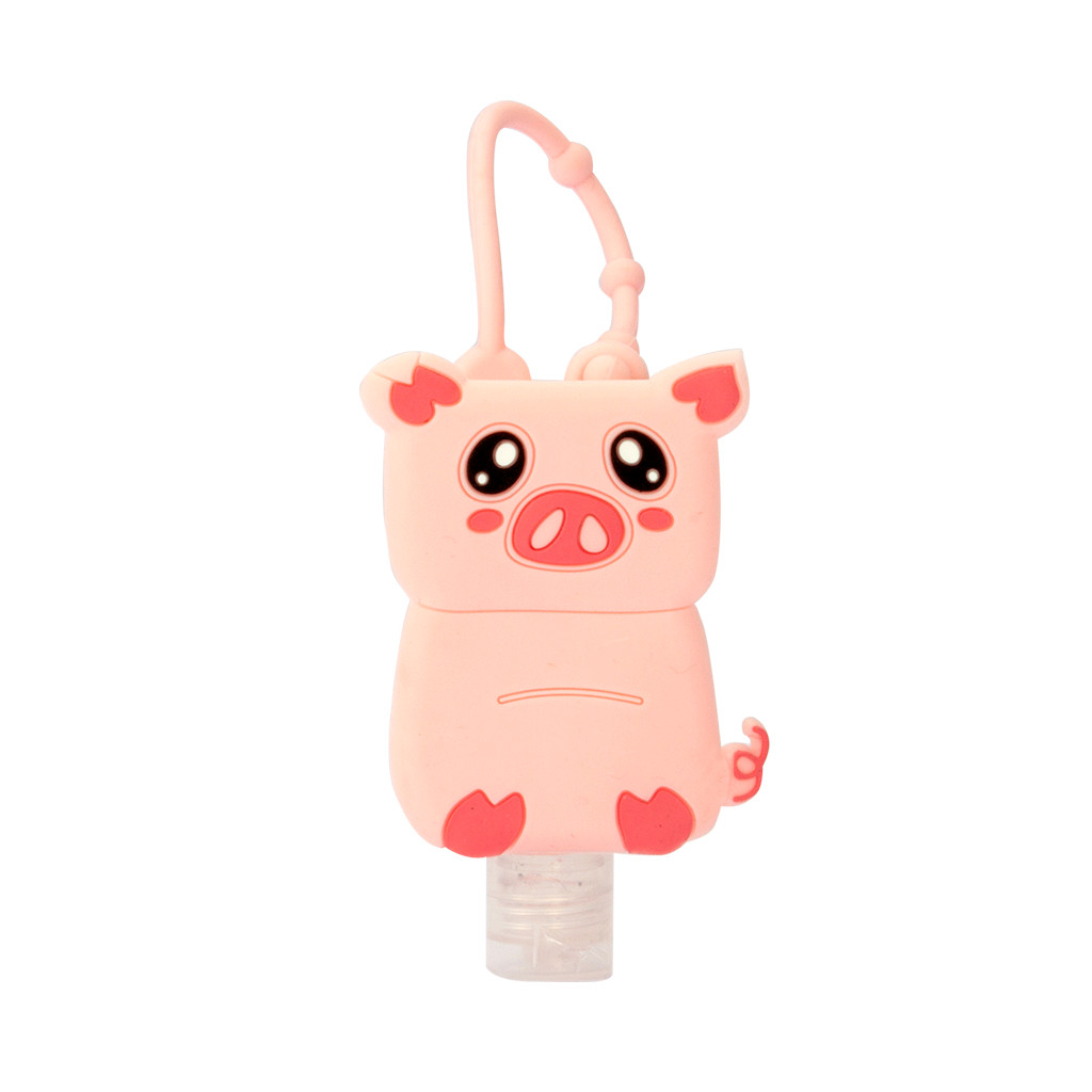 Portable Cartoon Silicone Hand Sanitizer – 29ml | Antibacterial Gel for Kids & Adults 1 Cartoon Silicone Hand Sanitizer 29ml