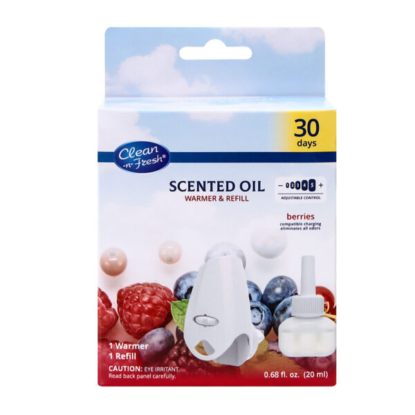 Scented Oil Warmer & Refill Berries