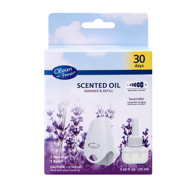 Scented Oil Warmer & Refill Lavender