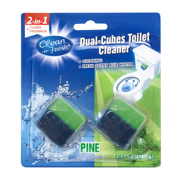 Dual-Cubes Toilet Cleaner Pine 2pack