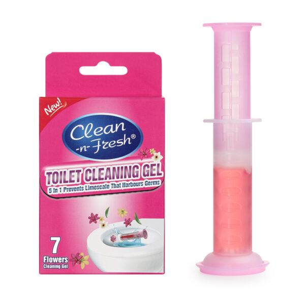 Toilet Gel Cleaning Stamp Flowers 30ml