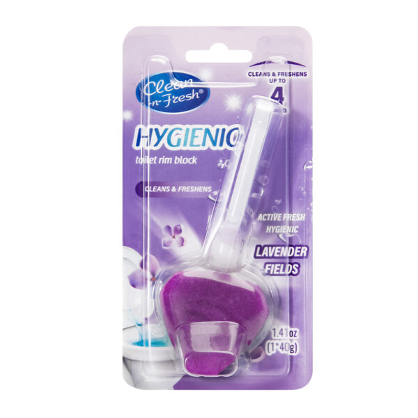Hygienic Toilet Rim Block Lavender Fields 40g