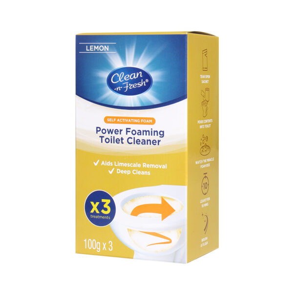 Power Foaming Toilet Cleaner Lemon 3pack