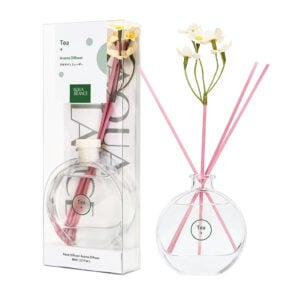 Tea Aroma Diffuser Set with Flower 80ml