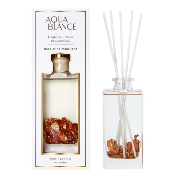 Flroal Reed Diffuser with Aluminum Foil Inside Rose of No Mans Land 100ml
