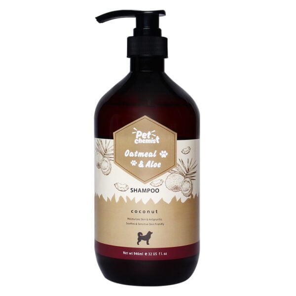 Pets Oatmeal & Aloe Shampoo Coconut 946ml