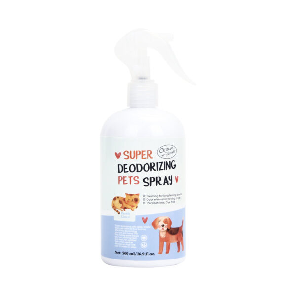 Super Deodorizing Pets Spray Fresh Linen 500ml