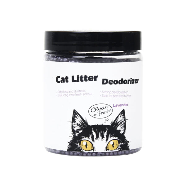 Cats Litter Silicone Beads Air Freshener Jar Lavender 200g