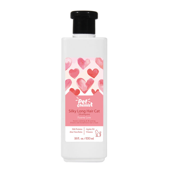 Silky Long-Hair Cat Shampoo Love 530ml