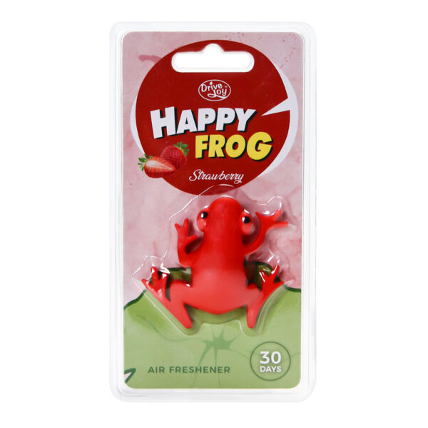 Polymer Frog Shaped Car Air Freshener Strawberry 15g